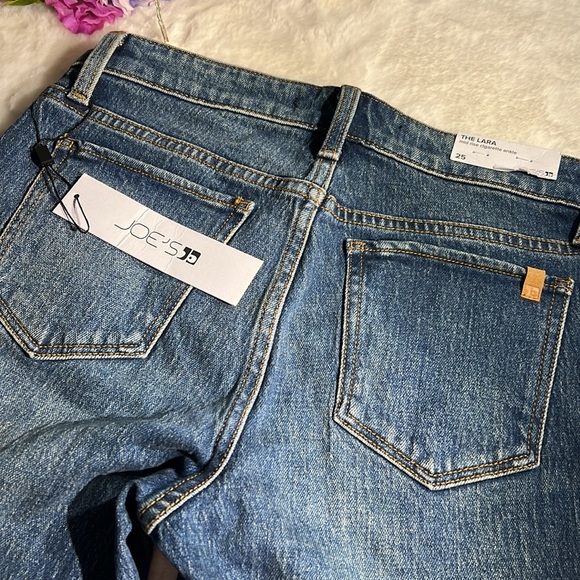 NWT JOE'S JEANS lara mid rise Cigarette Ankle jeans in Toska - Picture 9 of 10